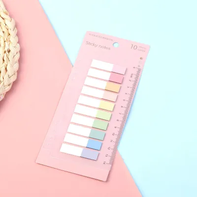 10 Color Page Marker Sticky Notes 