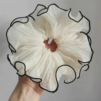 Girls Chiffon Big Hair Scrunchies Hair Band (2 pc)