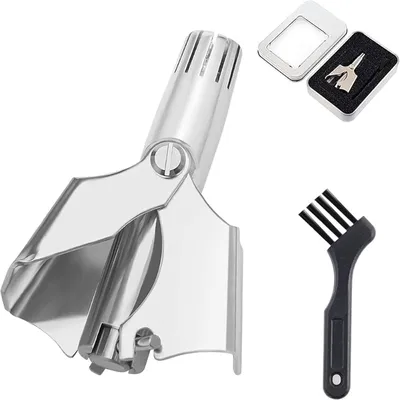 Stainless Steel Nose Hair Trimmer with Box 