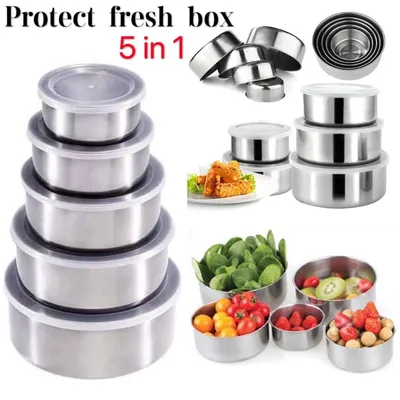 Food Containers Protect Fresh Box (5 pcs)