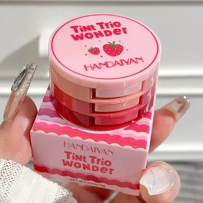 HANDAIYAN Tint Trio Wonder Lip & Cheek Cream 