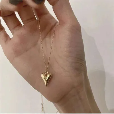 Korean Style Fashion Heart Necklace 