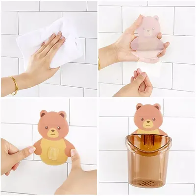 Bear Brush Holder 1 Pc