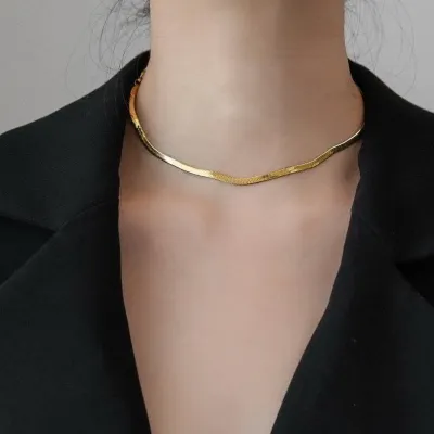 Gold Plated Stainless Steel Snake Chain