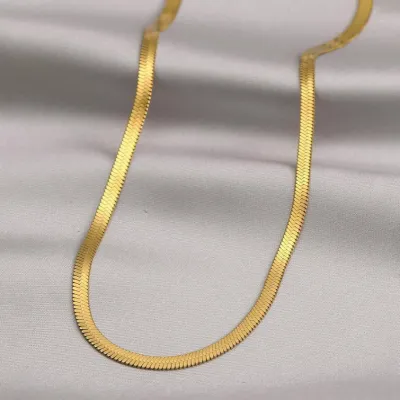 Gold Plated Stainless Steel Snake Chain