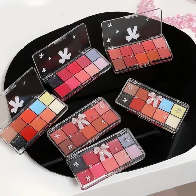 Sweet Mint 10-Color Mirror Lip Tint Palette 