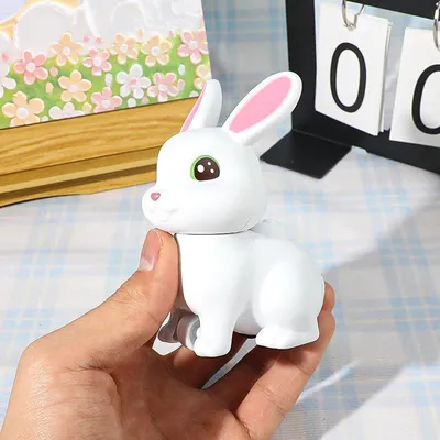 Rabbit Simulation Finger Press Toy Car