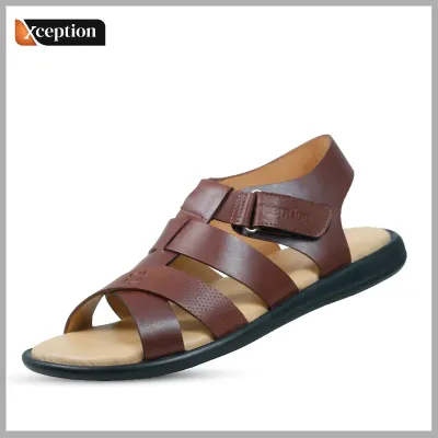 Oil Pull Up Wax Rich Spiffy Genuine Bull leather Sandal