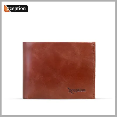 Genuine Oil Pull-Up Leather By-fold  Wallet 