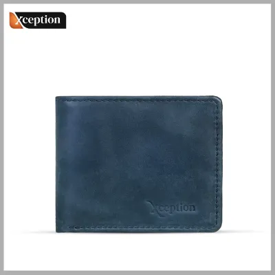 Genuine Cow Vegetable Tanned  Leather By-fold Wallet 