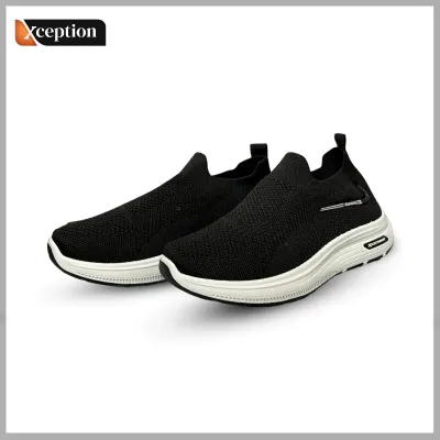 Women's casual fashion Black sports shoes