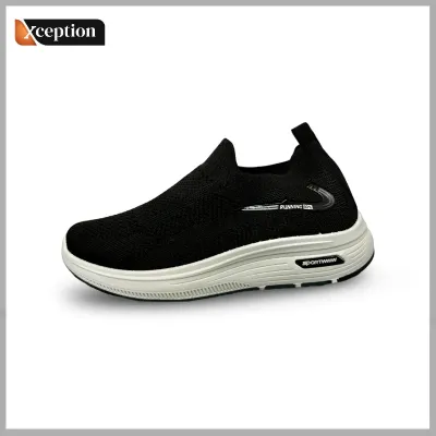 Women's casual fashion Black sports shoes