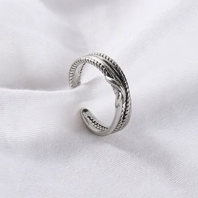 4 pieces set retro ring