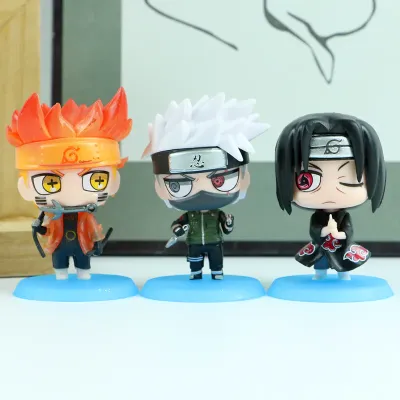 Naruto Sasuke Kakashi Itachi Sakura Obito - 6 pcs set