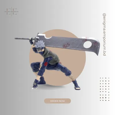 Kakashi with Zabuza sword