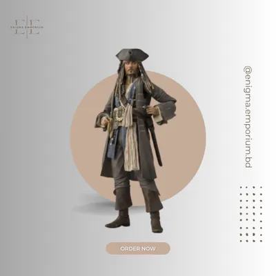 S.H.Figuarts Jack Sparrow Action Figure - BOOTLEG