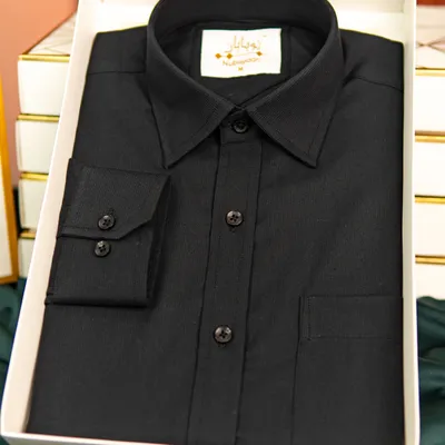 Black Cotton Shirt
