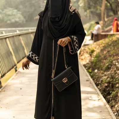 BLack charm Abaya