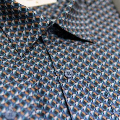 Squares reverse Printed Shirt
