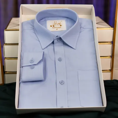 Sky Blue Cotton Shirt