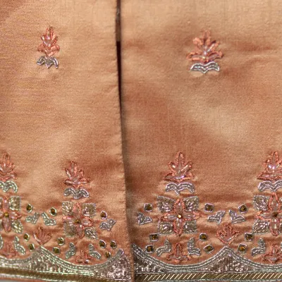 Coral Zardozi Waistcoat 