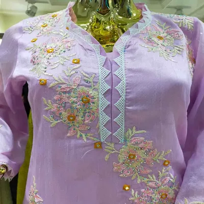 Cutwork Floral Kurti