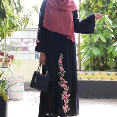 Premium Embroidered Burkha