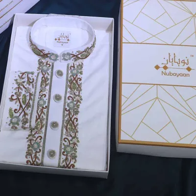 Luxury Zardozi White