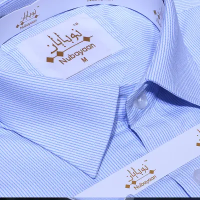 White Blue Striped Shirt
