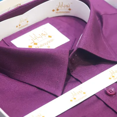 Burn Burgundy Cotton Shirt
