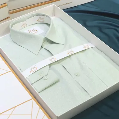 Blue Mint Cotton Shirt