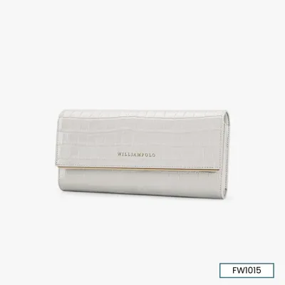 FEMME FOLIO WHITE PURSE