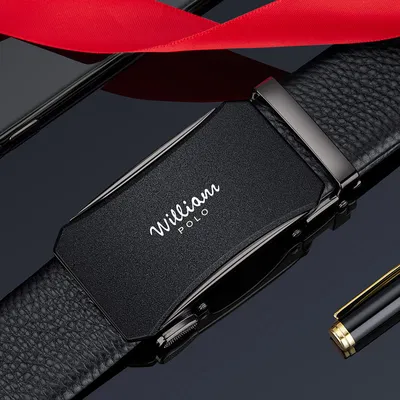 ZENITH CLASP MEN’S LEATHER BELT 