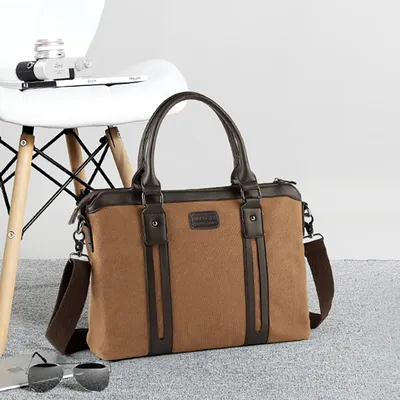 KOREAN BUSINESS CANVAS MESSENGER BAG GB-YH666Kh