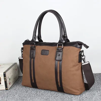 KOREAN BUSINESS CANVAS MESSENGER BAG GB-YH666Kh