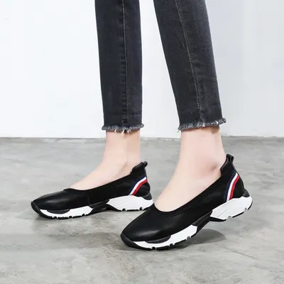  VERSATILE GENUINE LEATHER  COMFORTABLE CASUAL SHOES GB-6042