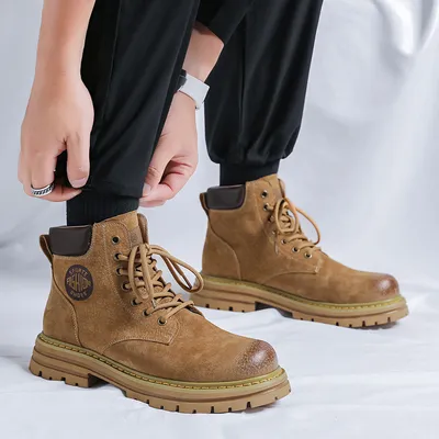 GENUINE LEATHER MARTIN BOOT GB-6516