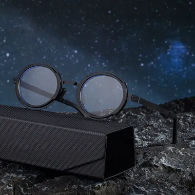 EUROPEAN FASHION ROUND FRAME POLARIZED SUNGLASS GB-8326B