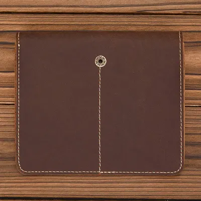 CRAZY HORSE LEATHER WATCH STORAGE BAG GB-9308Br