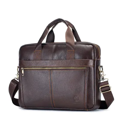LION LEIGHTON GENUINE LEATHER BRIEFCASE BAG GB-ST8613C