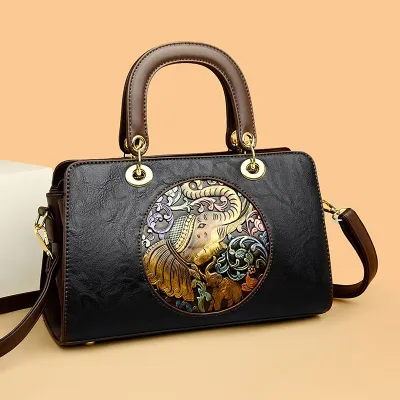 TOTEM EMBOSSED WOMEN'S HANDBAG GB-5971B