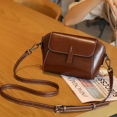 GENUINE LEATHER WOMEN'S VERSATILE HANDBAG GB-6010C