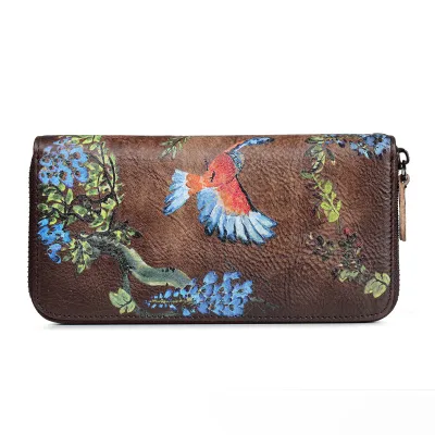URBAN SIMPLICITY GENUINE LEATHER WOMEN'S LONG WALLET GB-6622C