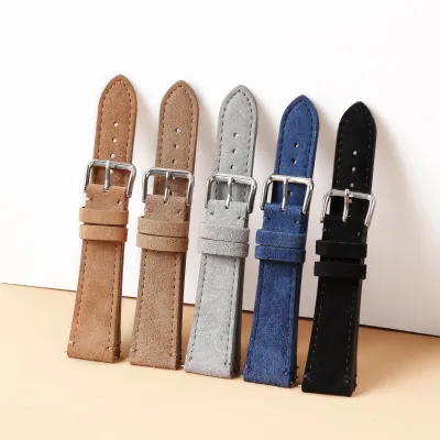 HIGH END SUEDE LEATHER WATCH STRAP GB-WBG0274BlS