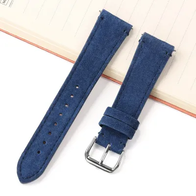 HIGH END SUEDE LEATHER WATCH STRAP GB-WBG0274BlS
