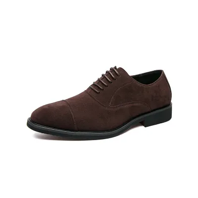 FROSTED LEATHER BUSINESS SHOE GB-2841