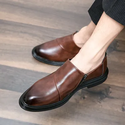 MODERN STREET KOREAN STYLE LEATHER SHOE GB-7823