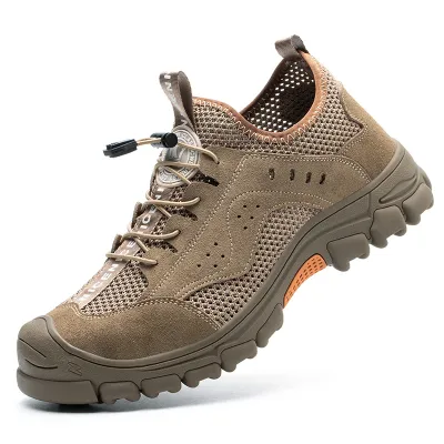 BREATHABLE ANTI-SMASH SAFETY STEEL TOE SHOE GB-0816