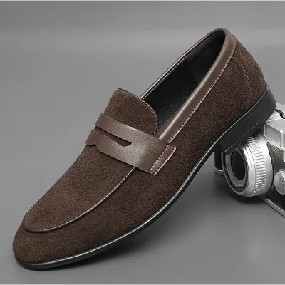 KOREAN BREATHABLE BROGUE POINTED LOAFER GB-3011