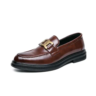 TRENDY PATENT BUSINESS LEATHER SHOE GB-0820